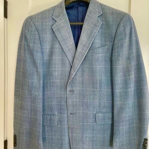 Nordstrom Silk/wool light blue Sportscoat